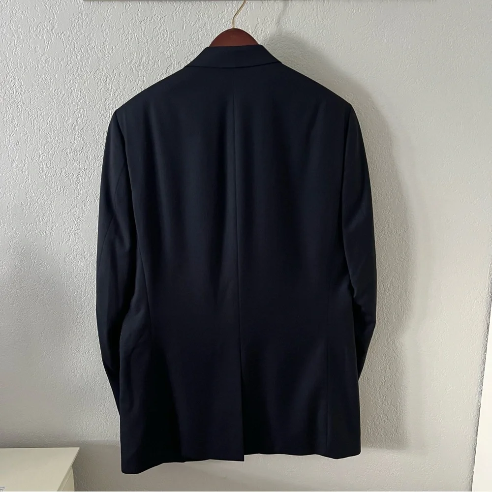 Michael Michael Kors Navy Blue Single Breasted Blazer